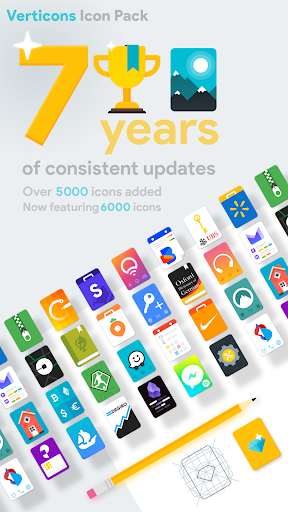 Verticons Icon Pack - Personalization - apps