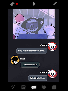 Zrzut ekranu Charliego w Podziemiach