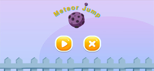 Android application meteor jump screenshort