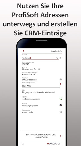 Android application MProfiSoft screenshort