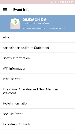 Aluminum Association Events