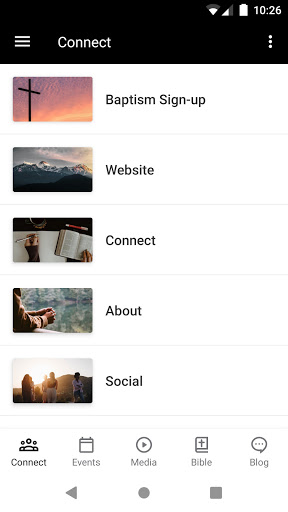 Android application Restored Church South Bay screenshort