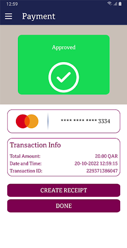 Android application QNB myPOS screenshort