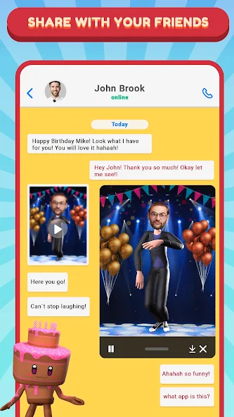 Happy Birthday Greetings Video Screen Pics 8