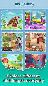 Art Jigsaw : Wit Puzzle Game