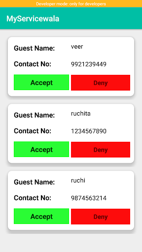 Android application myservicewala screenshort