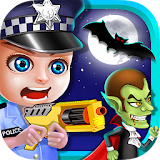 Policeman Hero - Vampire scare icon