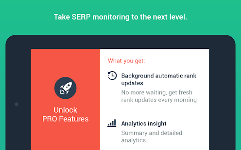 SEO SERP mojo - Rank Tracker Screenshot