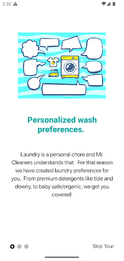 Android application Mr. Cleaners screenshort