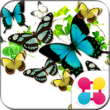 Butterflies in summer Theme icon