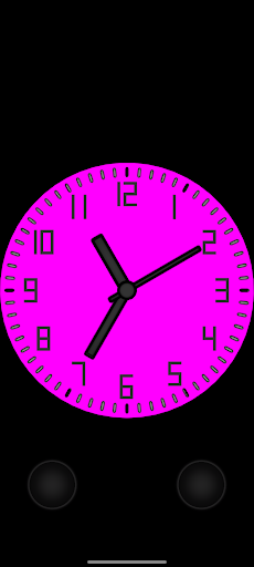 Android application Analog clock vpro screenshort