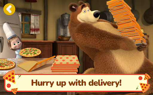 Masha and the Bear Pizza Maker 20