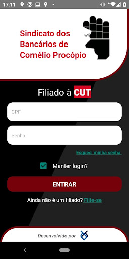 Android application SindicatoCarteirinha screenshort
