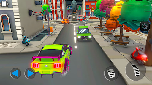 Android application Mini Race Car Driving Game screenshort