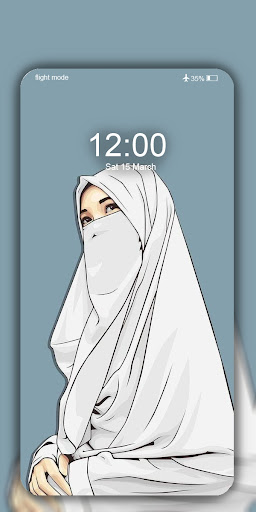 Android application Niqab Wallpaper HD 4K screenshort