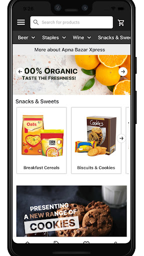 Android application Apna Bazar Xpress screenshort
