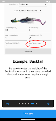 Troll Master Depth Calculator