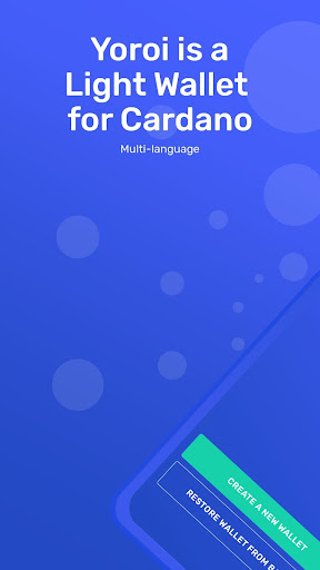 Yoroi - The Cardano Wallet Screen 2