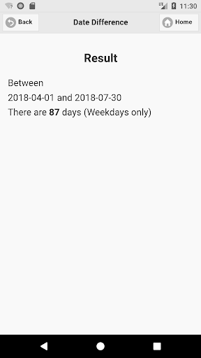 Date Calculator Easy Screen 3