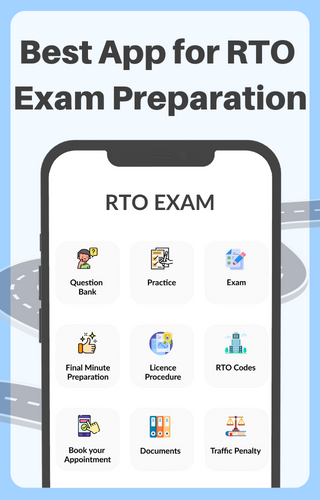 RTO Exam Tamil - Driving Test Screen 2