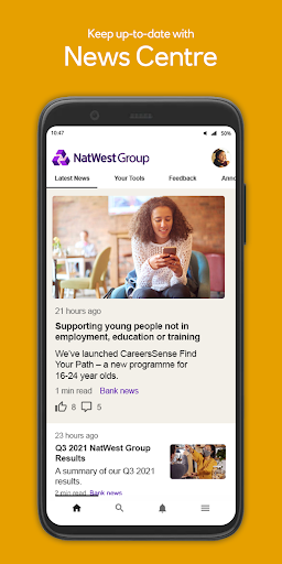 Natwest Group - Our Intranet Screen 3