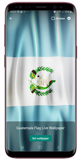 Guatemala Flag Live Wallpaper Screen 2