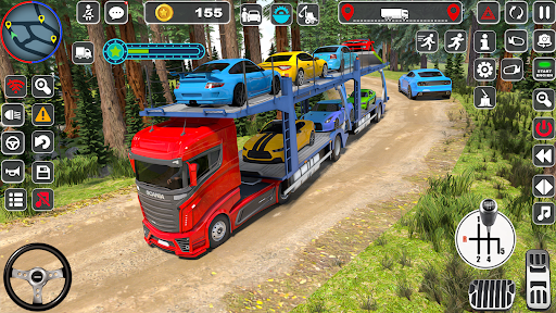 Car Transporter Truck Games 3D Screen 3