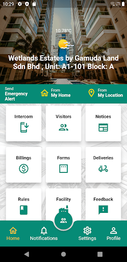 Android application Guarded - Property Management screenshort