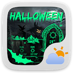 Cover Image of Download Halloween Theme GO Weather EX  APK
