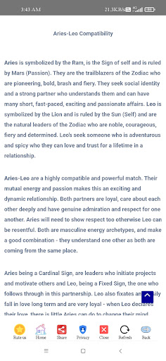 Birth Chart Compatibility Screen 3