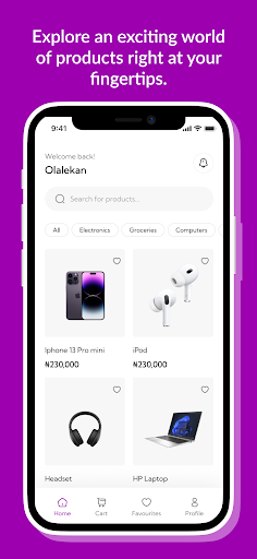 Android application Kinra - Shop & Sell Easily. screenshort