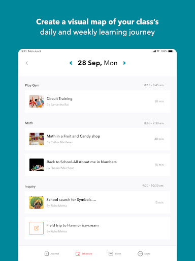 Screenshot of Toddle Educator