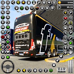 Luxury Coach Bus Driving Game Mod apk última versión descarga gratuita