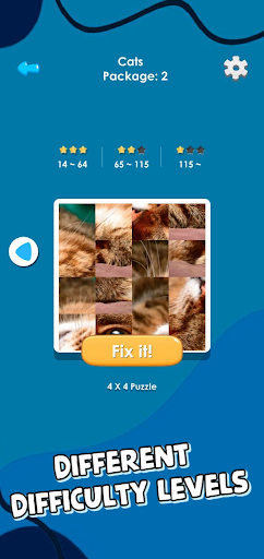 Puzzles slide. Jigsaw block Screen 3