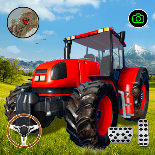 Фермерская игра 3D тракторные