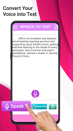 Text to Speech- Voice to Text Screen 2