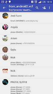 Contacts VCF 4.2.69 Apk 1