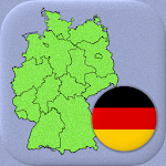 Cover Image of Baixar Estados alemães - bandeiras, capitais e mapa da Alemanha  APK