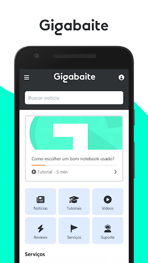 Android application Gigabaite Tecnologia screenshort