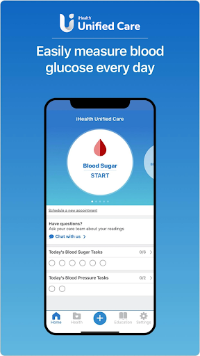 Screenshot of iHealth Unified Care