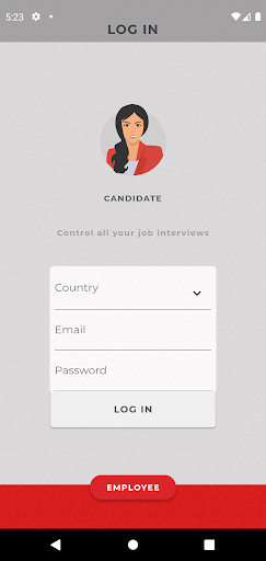 Candidate Mobile App Screen 2