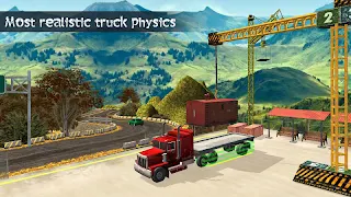 Truck Driving Uphill Simulator - Screenshot 1