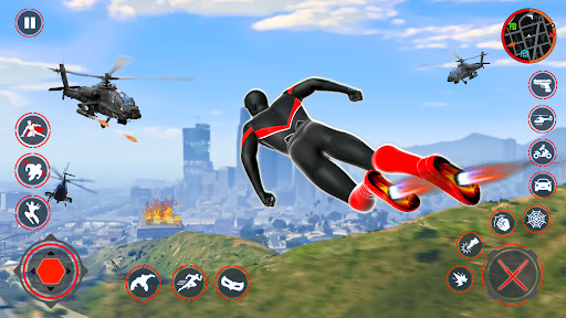 Panther Black Superhero Car 3d Screenshot 1 - AppWisp.com