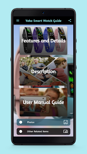 Android application yoho smart watch guide screenshort
