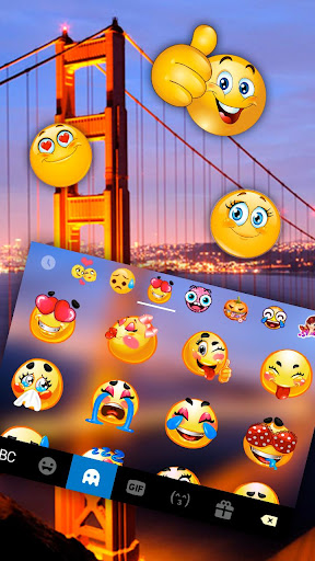 Usa Golden Gate Bridge Keyboar Screen 3