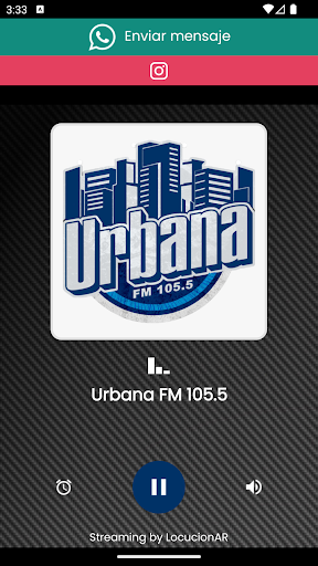 Android application Urbana FM 105.5 screenshort