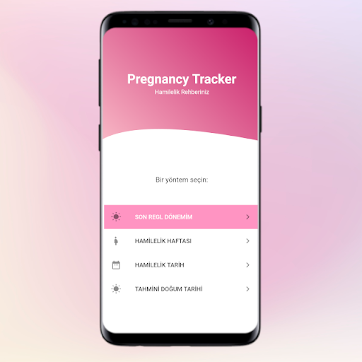 Android application Pregnancy Tracking screenshort