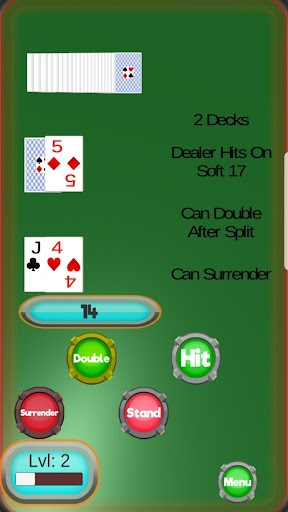 Blackjack Trainer Screen 2