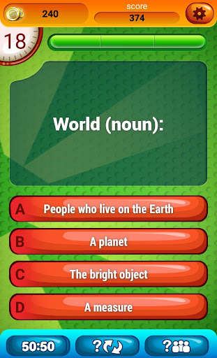 English Vocabulary Quiz lvl 2 Screen 3