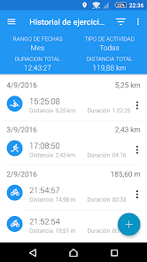 Captura 3 Caynax - correr & ciclismo GPS android